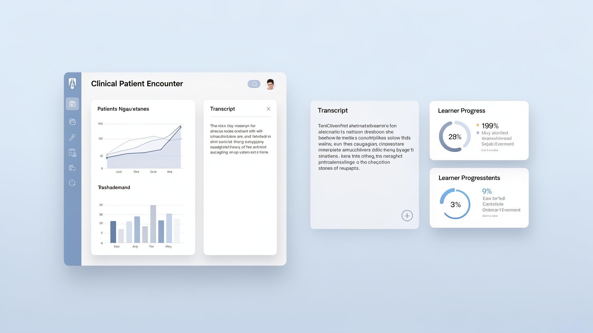 PraxSim simulation analytics interface preview